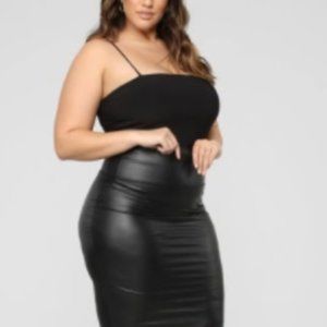 Fashion Nova She's A Boss Pencil Skirt